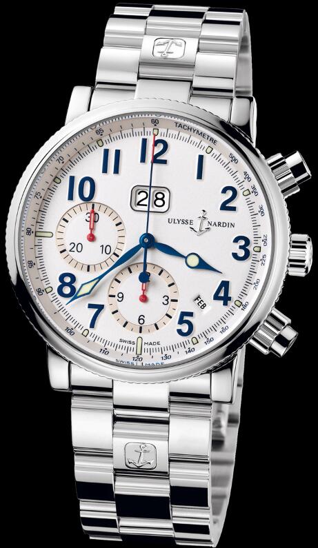 Ulysse Nardin Marine Annual Chronograph Replica Watch 513-22-7